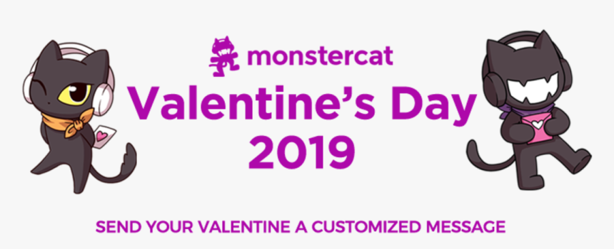 Monstercat Releases Dj Themed Valentines Day E Cards - Monstercat Valentine, HD Png Download, Free Download