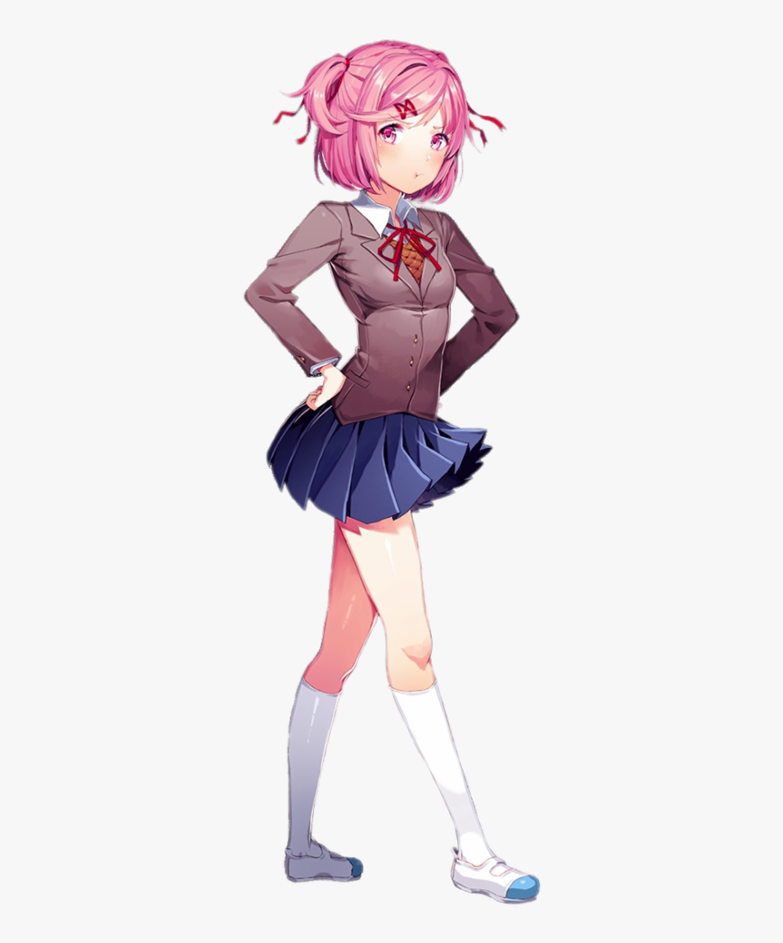 Doki Doki Literature Club Natsuki Png, Transparent Png, Free Download