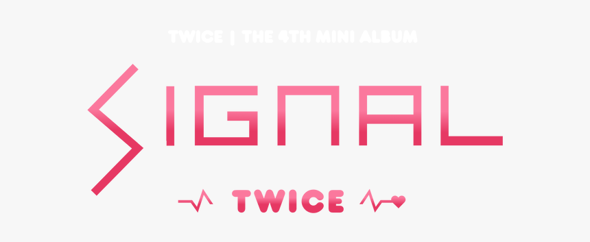 #twice #kpop #logo #signal - Carmine, HD Png Download, Free Download