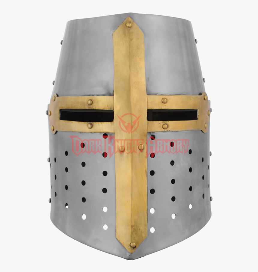 Crusader Helmet Png - Knight Helmet Crusade, Transparent Png, Free Download