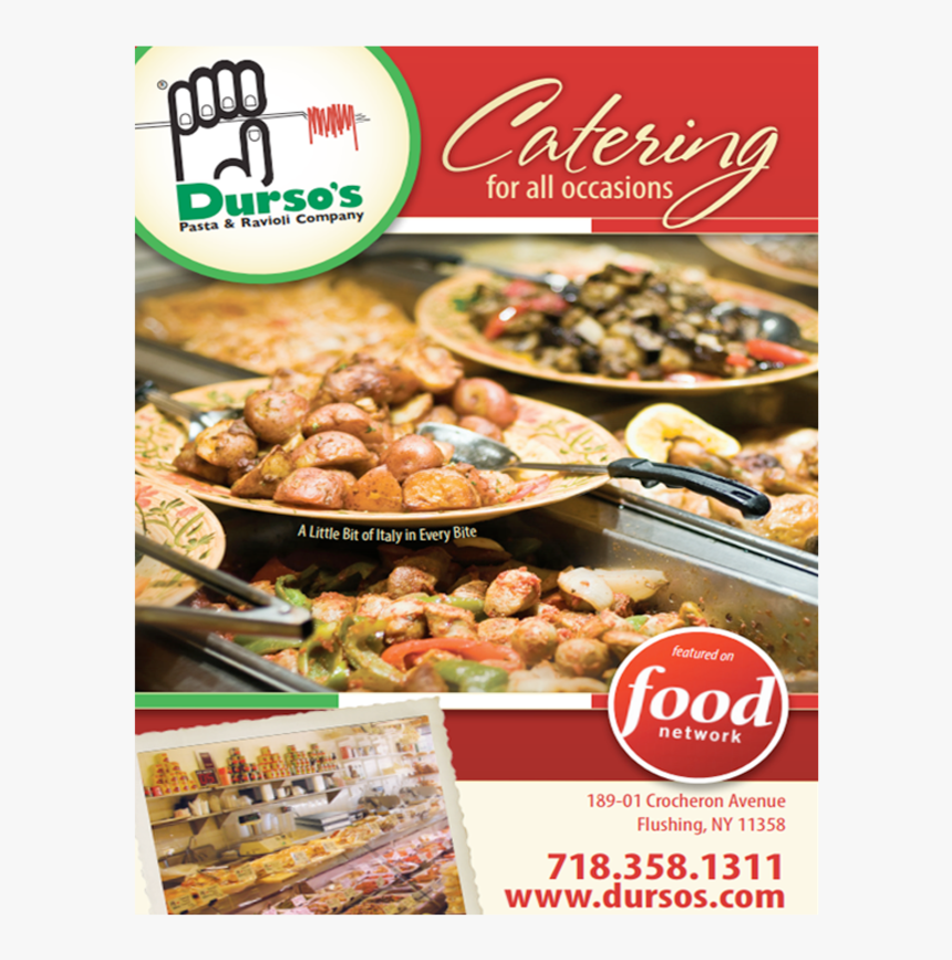 Dursos Catering Menu - Food Network, HD Png Download, Free Download