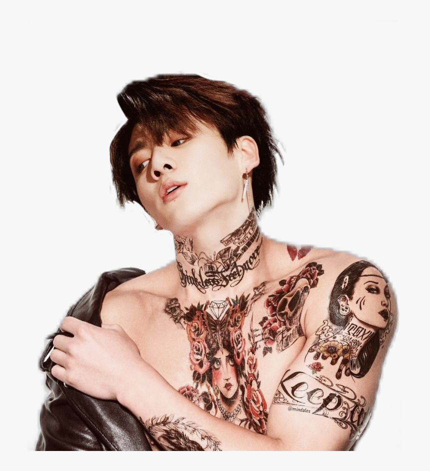 #bts #bangtanseonyeondan #badboy #tattoos #jeonjungkook, HD Png Download, Free Download