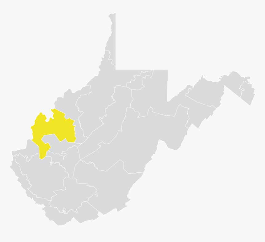 West Virginia Senate District 4 - Map Of West Virginia, HD Png Download, Free Download