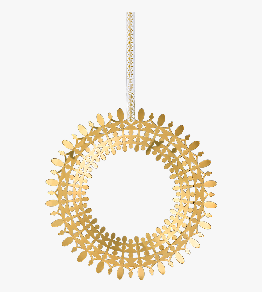 Wiinblad Christmas Garland Gold Plated Oe16 Cm Bw Christmas - Gold Transparent Gold Christmas Baubles, HD Png Download, Free Download