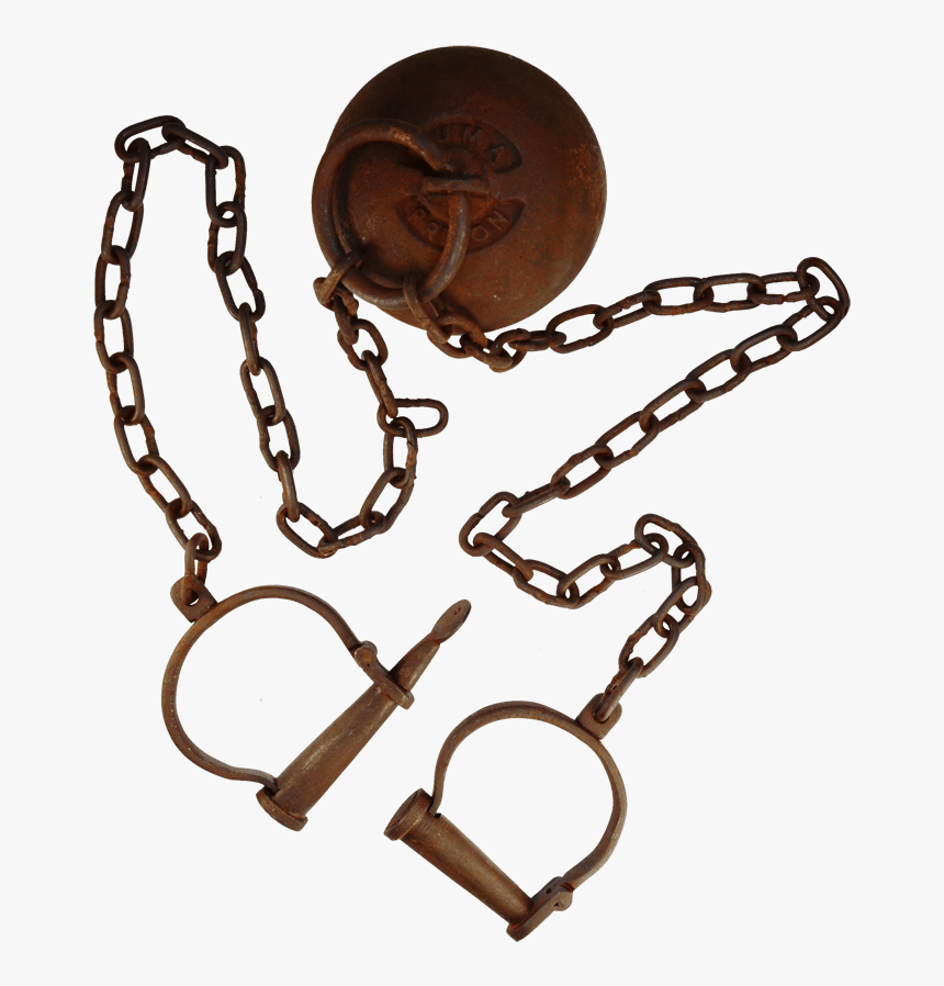 Yuma Prison Iron Ball And Chain - Prison Chain Png, Transparent Png, Free Download