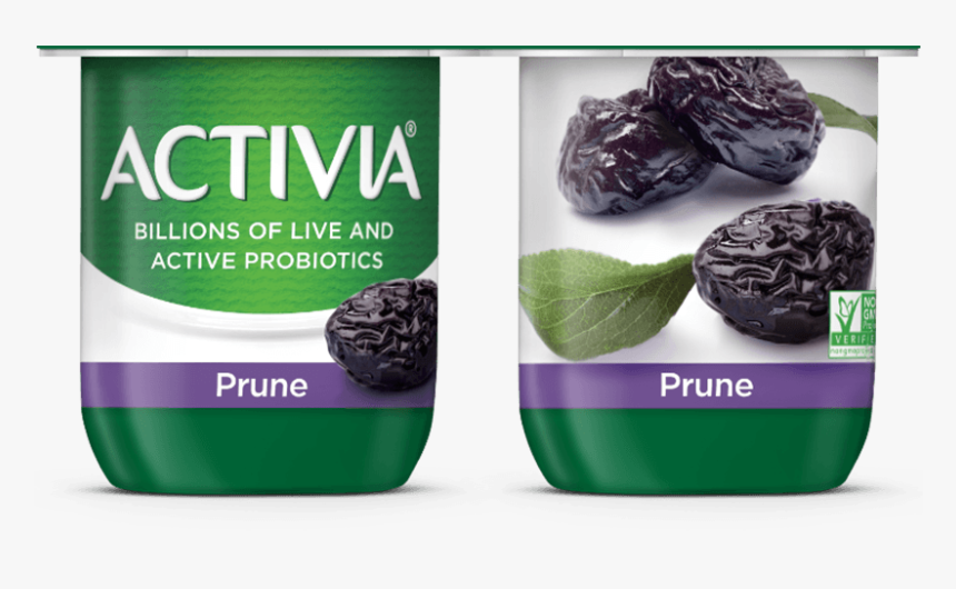 Activia Probiotic Blended Lowfat Yogurt Prune - Activia Yogurt Blueberry Calories, HD Png Download, Free Download