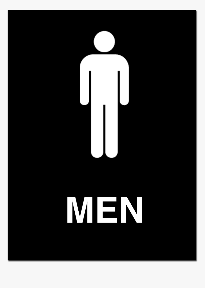 Pictures Of Bathroom Signs - Mens Restroom Sign, HD Png Download, Free Download