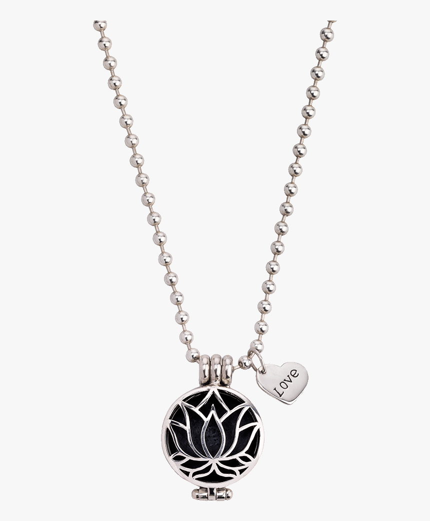 Set Aroma Dream Lotusflower And Ball Chain Silver Necklace - Necklace ...