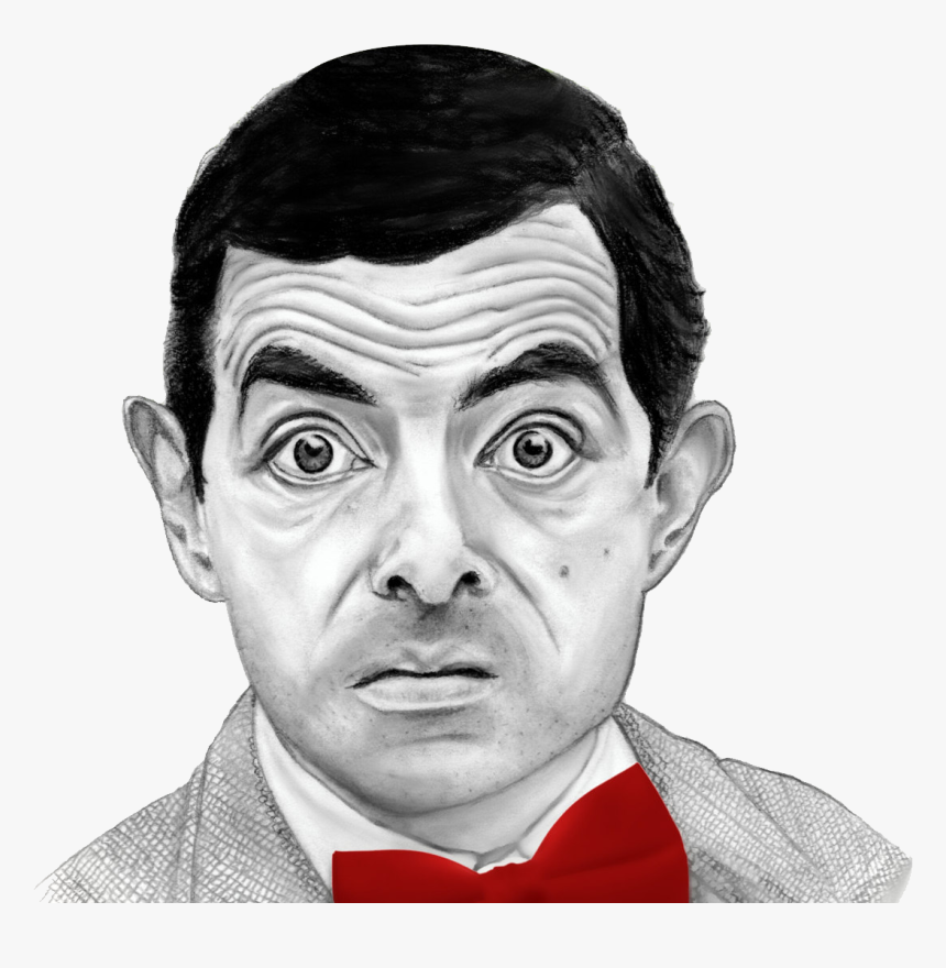 Rowan Atkinson Mr Pencil Drawing Mr Bean Hd Png Download Kindpng