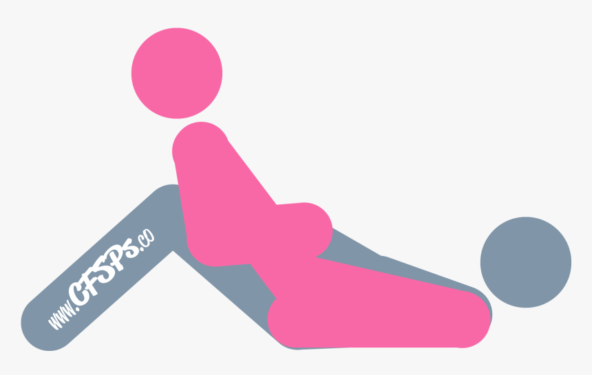 An Illustration Of The Lazy Cowgirl Sex Position - Best Sex Positions In An Adjustable Bed, HD Png Download, Free Download