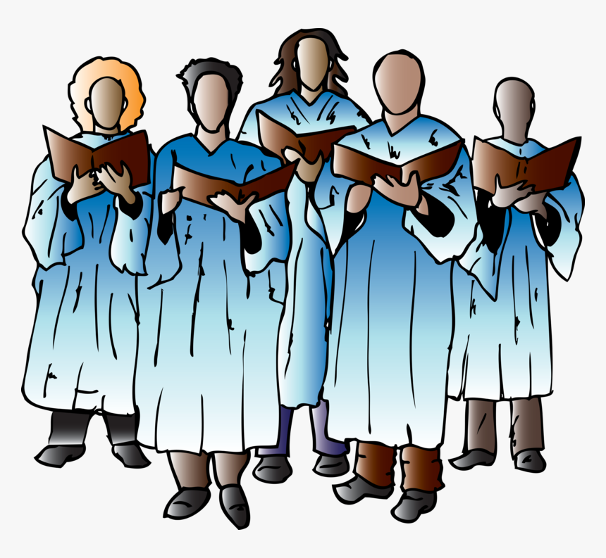 Gospel Choir Clip Art - Church Choir Clipart, HD Png Download, Free Download