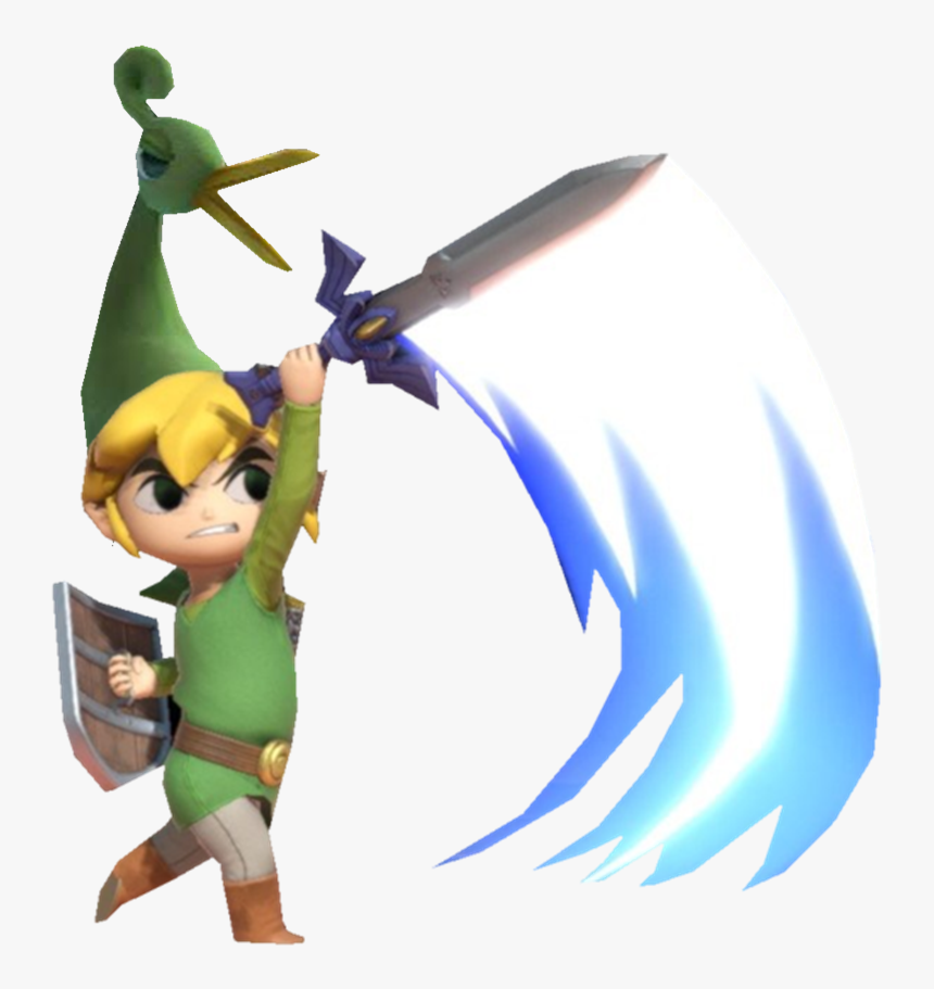 Nintendo Fanon Wiki - Toon Link Swinging Sword, HD Png Download, Free Download