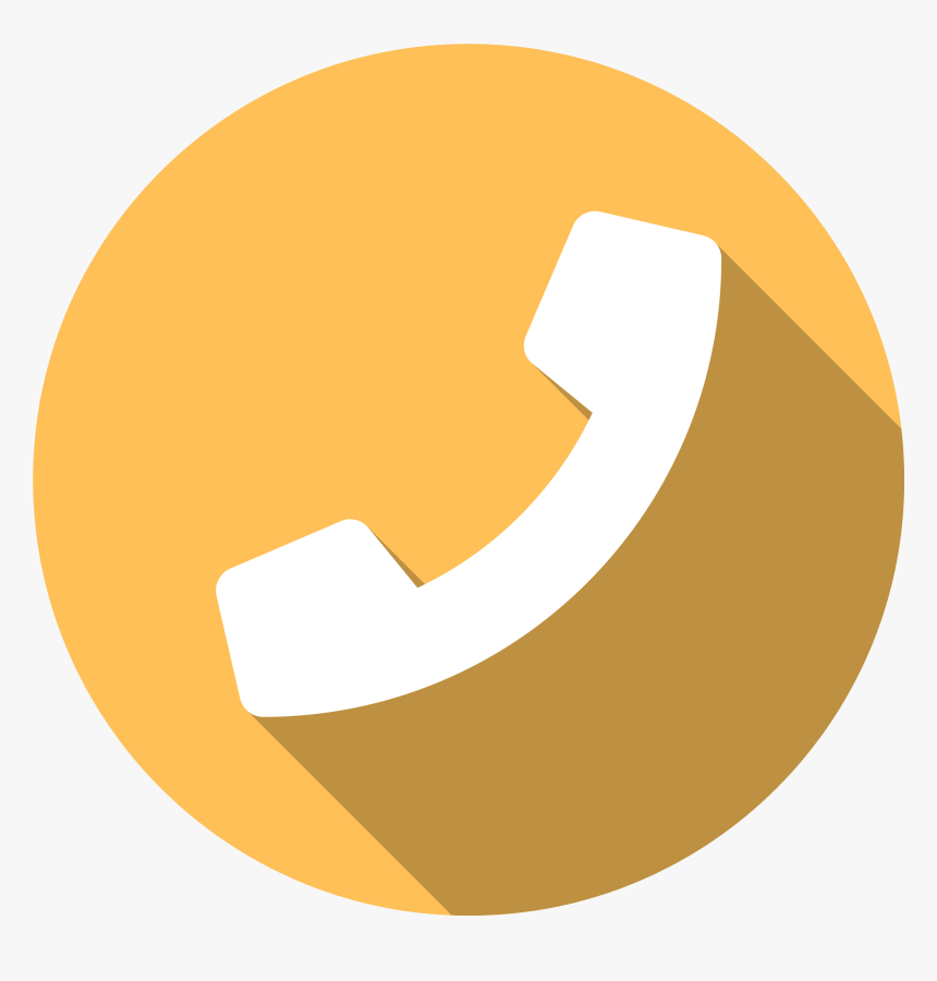 Icon Of A Telephone - Circle, HD Png Download, Free Download