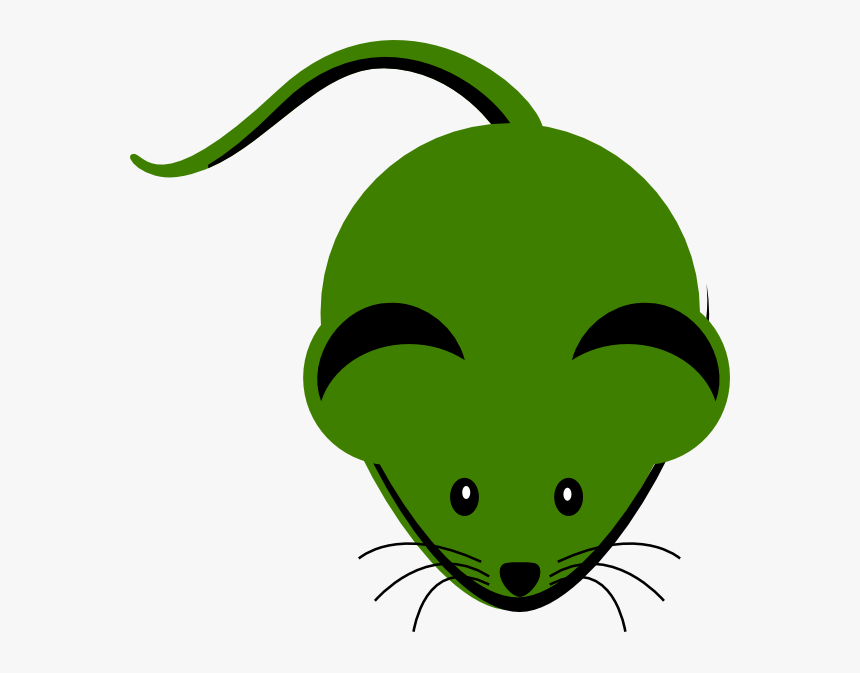 Dark Green Cartoon Characters , Png Download - Green Mouse Cartoon, Transparent Png, Free Download