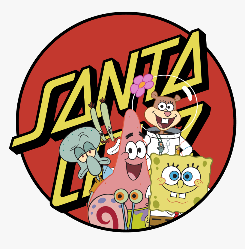 Santa Cruz Spongebob, HD Png Download, Free Download