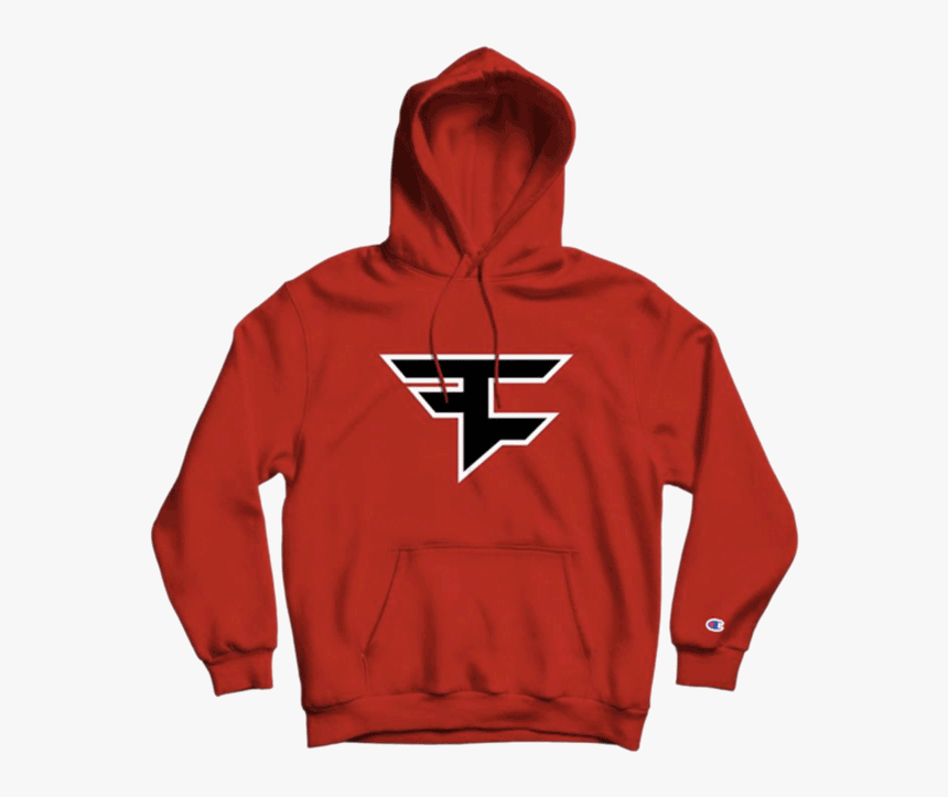 Youth Faze Clan 2019 Logo Hoodie Red - Red Marvel Logo Hoodie, HD Png Download, Free Download