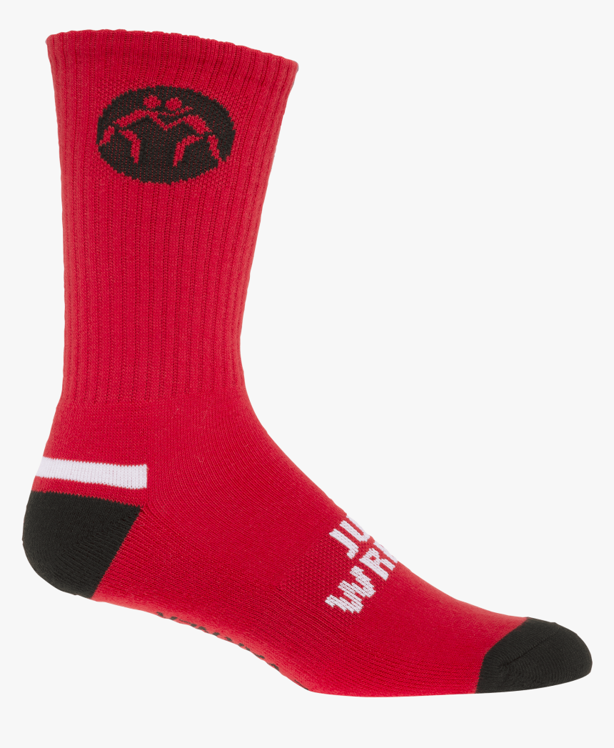 Wrestlingmart Varner Performance Sock Red Black White - Sock, HD Png Download, Free Download