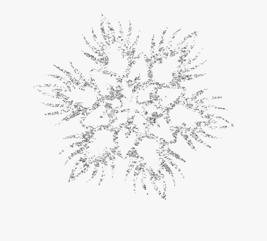 Silver Snowflake Transparent Background - Copos De Nieve Navidad Png, Png Download, Free Download