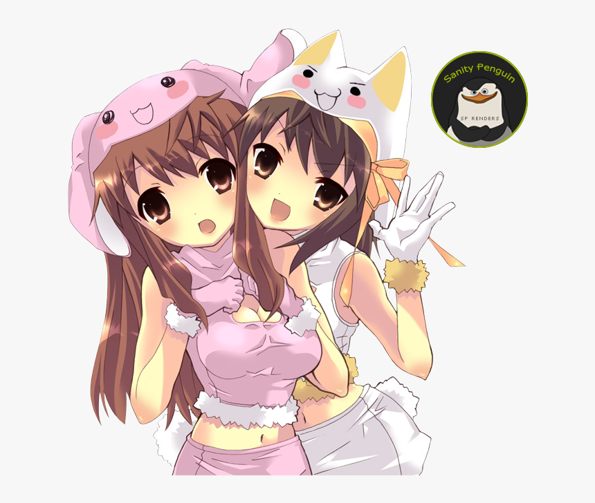 2 Anime Best Friends, HD Png Download, Free Download