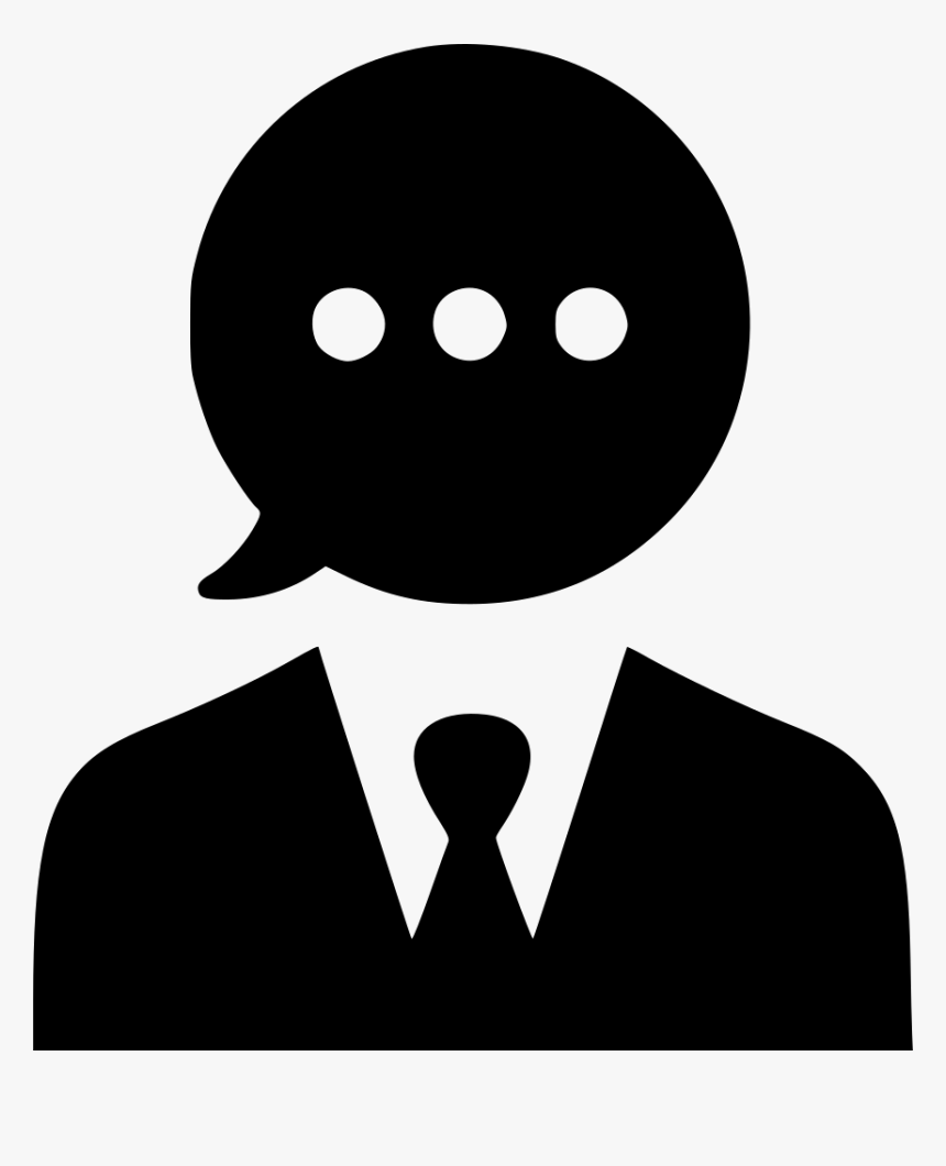 Message Man Communication Comment Speech Talk - Information Icon Png, Transparent Png, Free Download