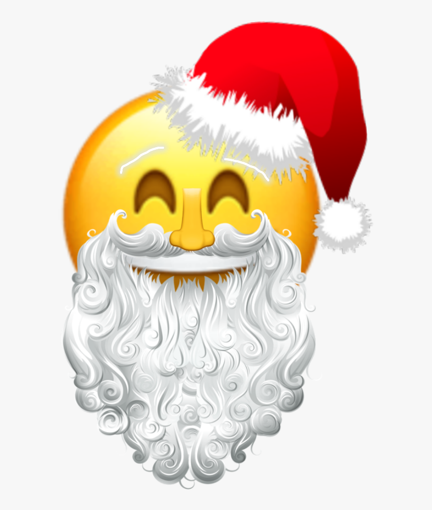 #santa #christmas #emoji #love #santahat
❄christmas - Santa Claus Beard Transparent, HD Png Download, Free Download