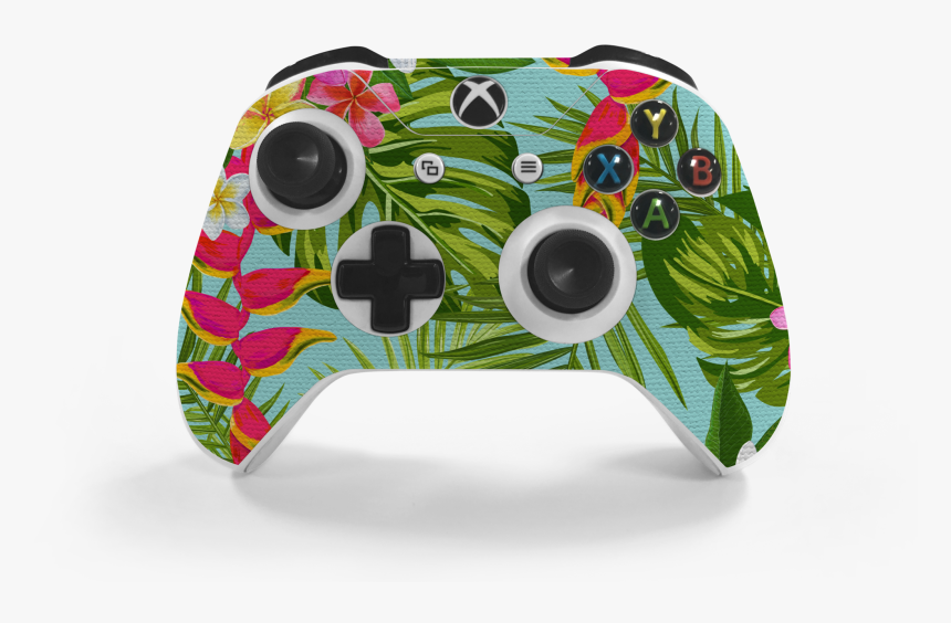 Xbox One S Controller Hawaiian Decal Kit - Game Controller, HD Png Download, Free Download