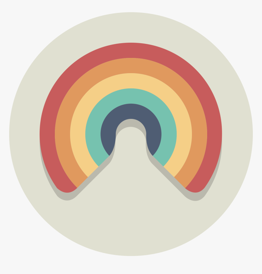 Rainbow Circle Icon Png, Transparent Png, Free Download