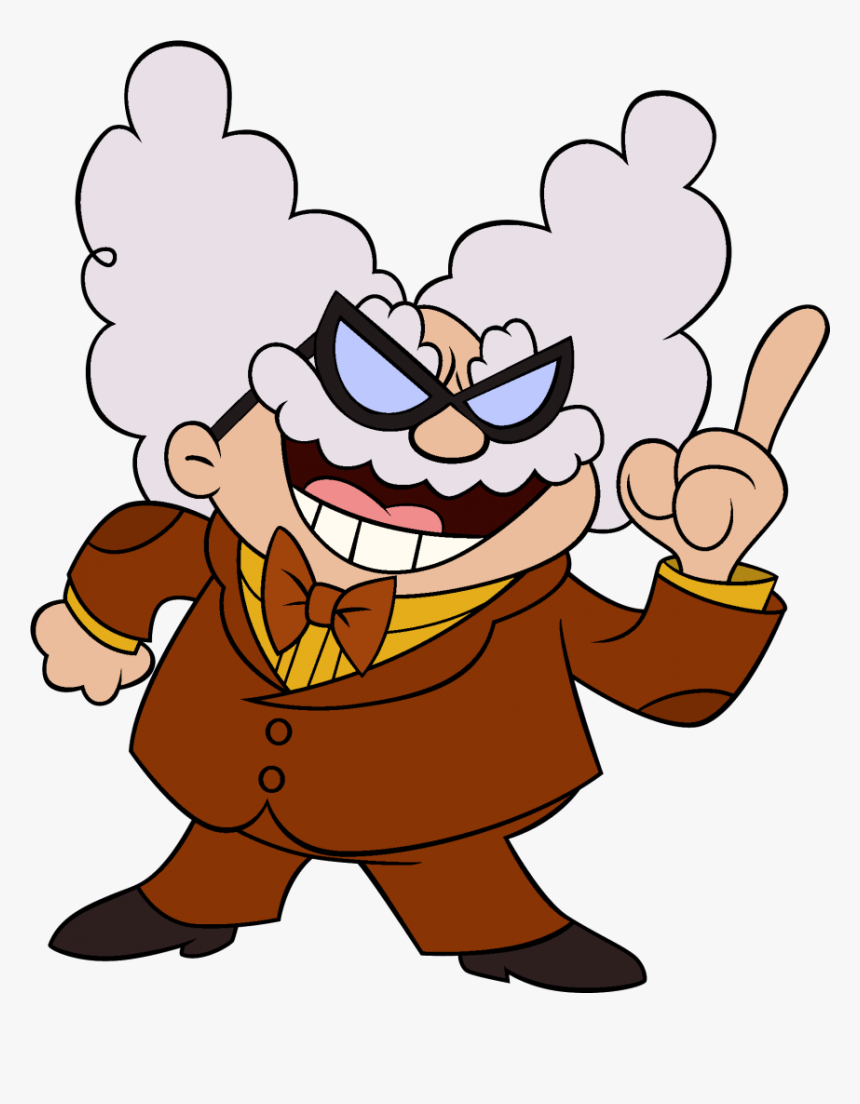 Captain Underpants Villain Professor Poopypants - Bad Guy From Captain Underpants, HD Png Download, Free Download