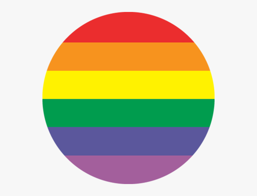 Rainbow Stripes Button - Circle, HD Png Download, Free Download