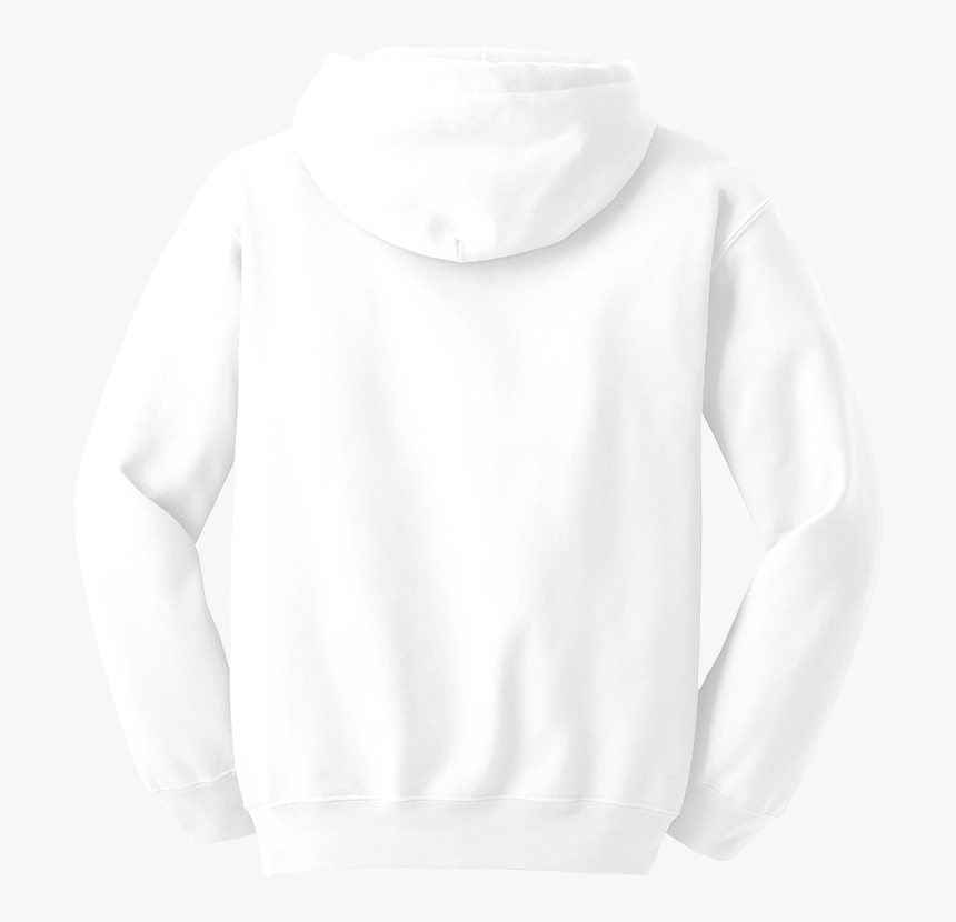 White Hoodie Transparent Background , Png Download - Gildan White Hoodie Back, Png Download, Free Download