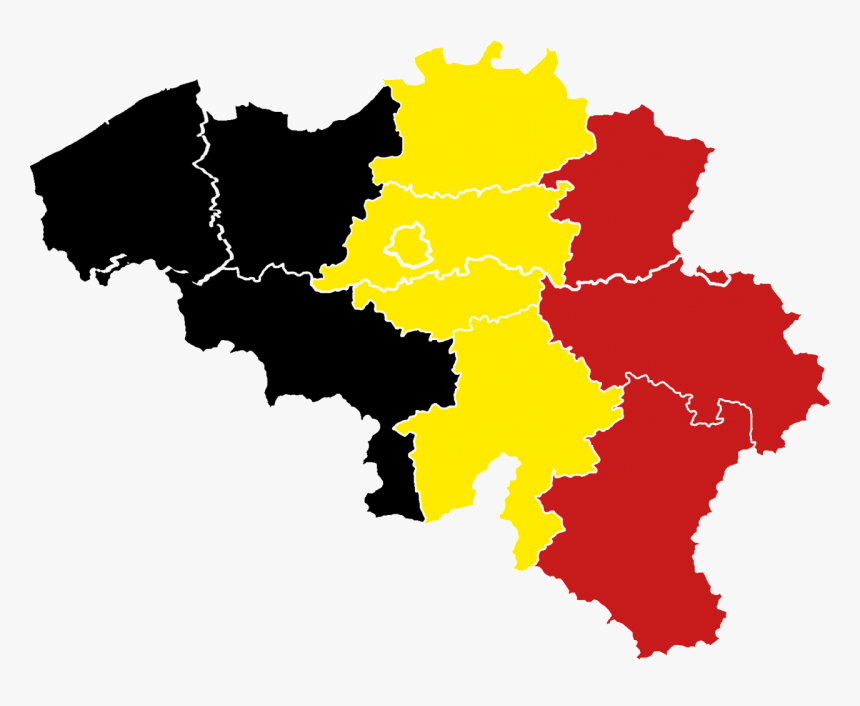 Map Of Belgium Png Image - Belgium Map Png, Transparent Png, Free Download