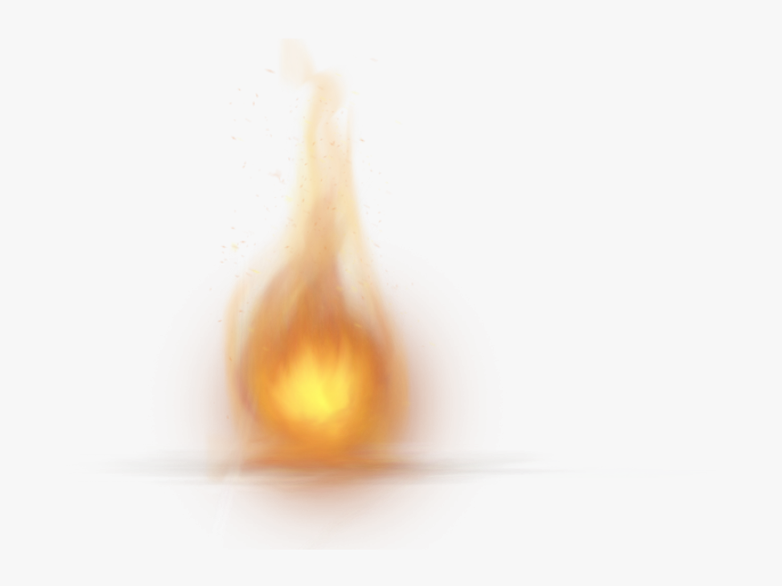 Single Little Fire Flame Png Image - Transparent Candle Flame Png, Png Download, Free Download