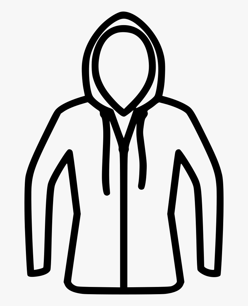 Jacket With Hoodie - Jacket Sketch Png, Transparent Png, Free Download