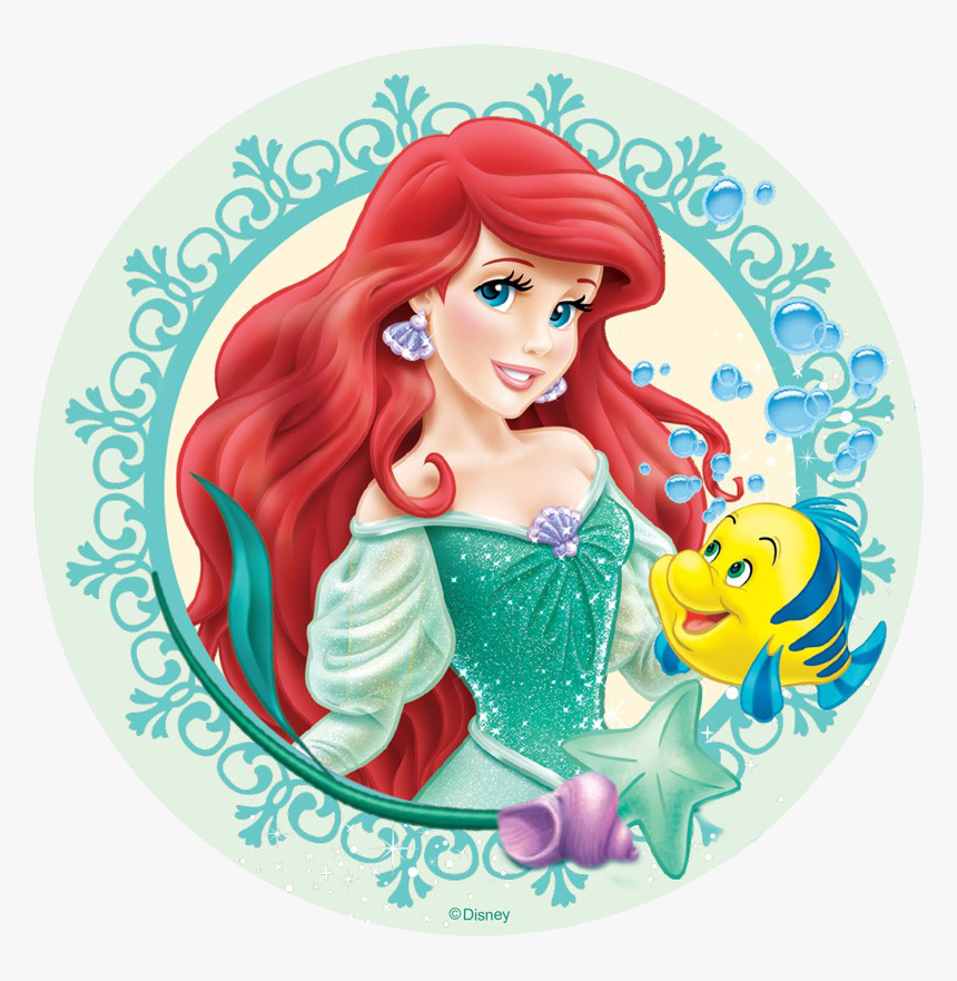 24-disney-princess-the-little-mermaid-ariel-cake-toppers-hd-png-download-kindpng