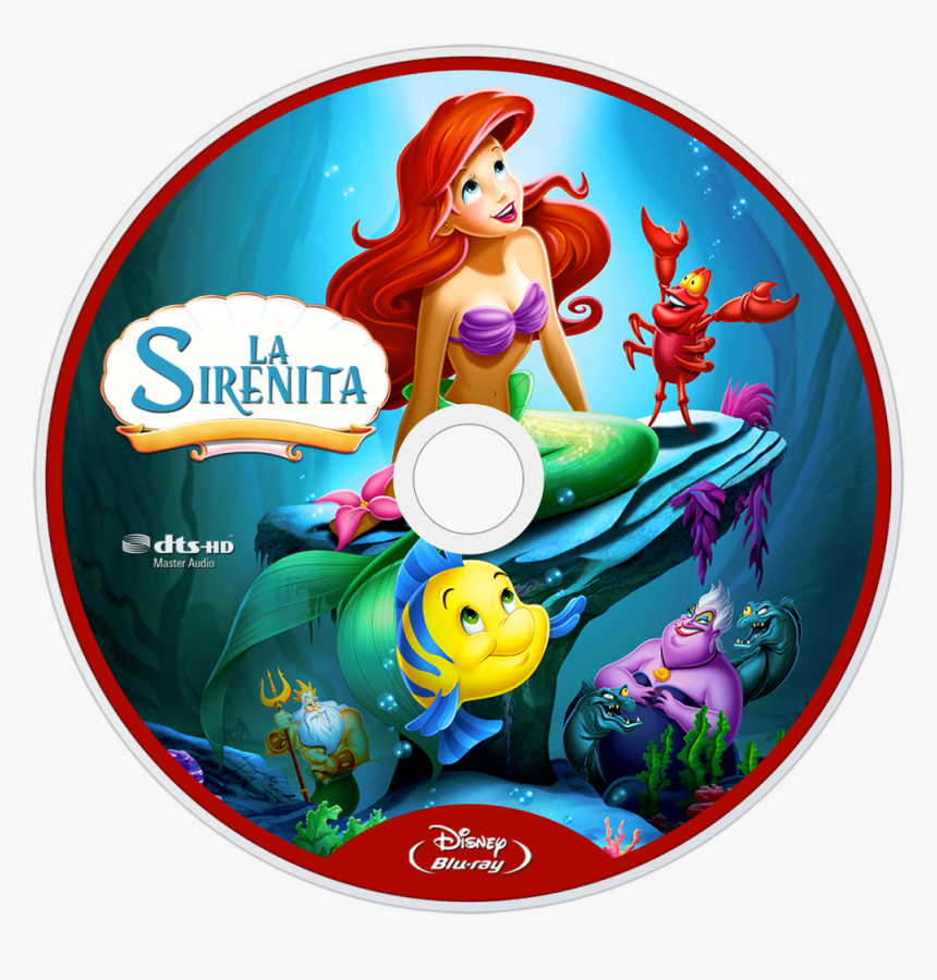 The Little Mermaid Bluray Disc Image - Little Mermaid Wallpaper Phone, HD Png Download, Free Download