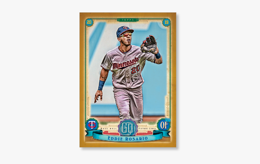 Eddie Rosario Gypsy Queen Base Poster Gold Ed - College Baseball, HD Png Download, Free Download