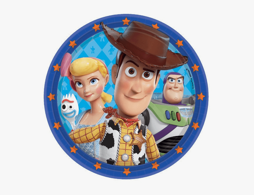 Toy Story Birthday Party Lunch Plates - Toy Story 4 Party Plates, HD Png Download, Free Download