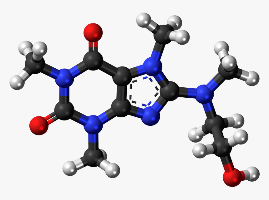 Cafaminol 3d Ball - Serotonin Chemical Structure 3d, HD Png Download, Free Download