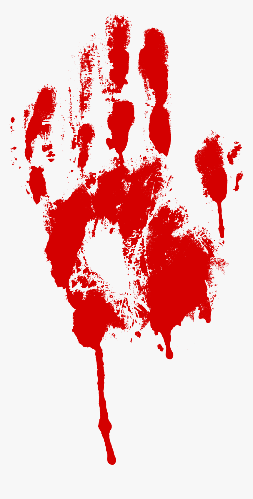 Bloody Handprint - Green Screen Horror Effects, HD Png Download, Free Download