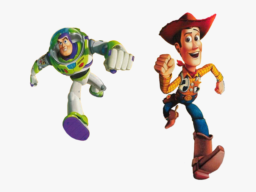 Woody Y Buzz Png Graphic Black And White Download - Buzz And Woody Png, Transparent Png, Free Download