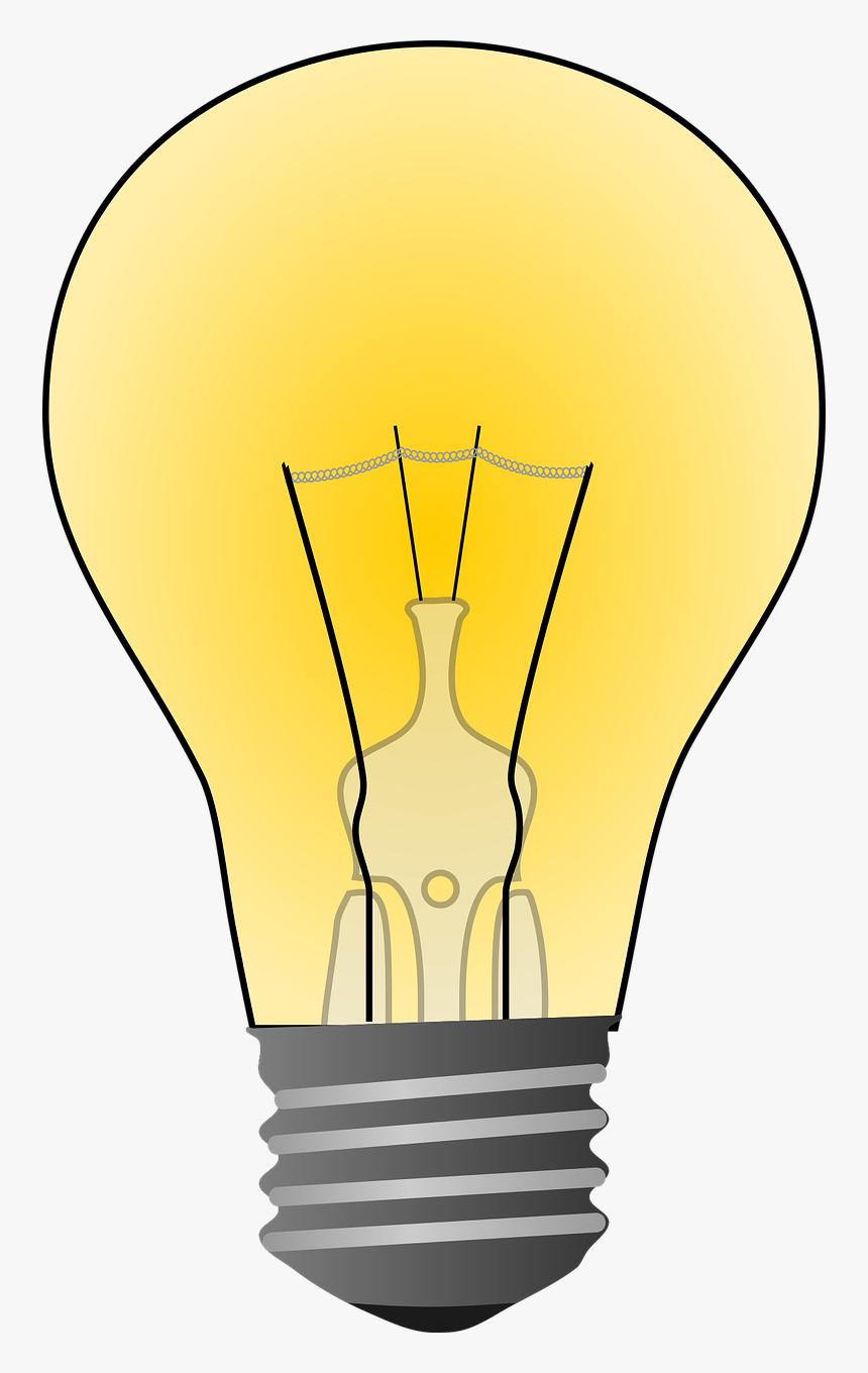 Lights Clipart Led Bulb - Incandescent Light Bulb Clipart, HD Png Download, Free Download