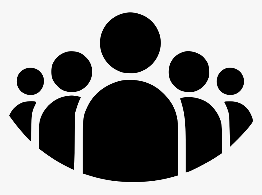 People Clipart Black And White Png , Png Download - Voice Of Customer Icon, Transparent Png, Free Download