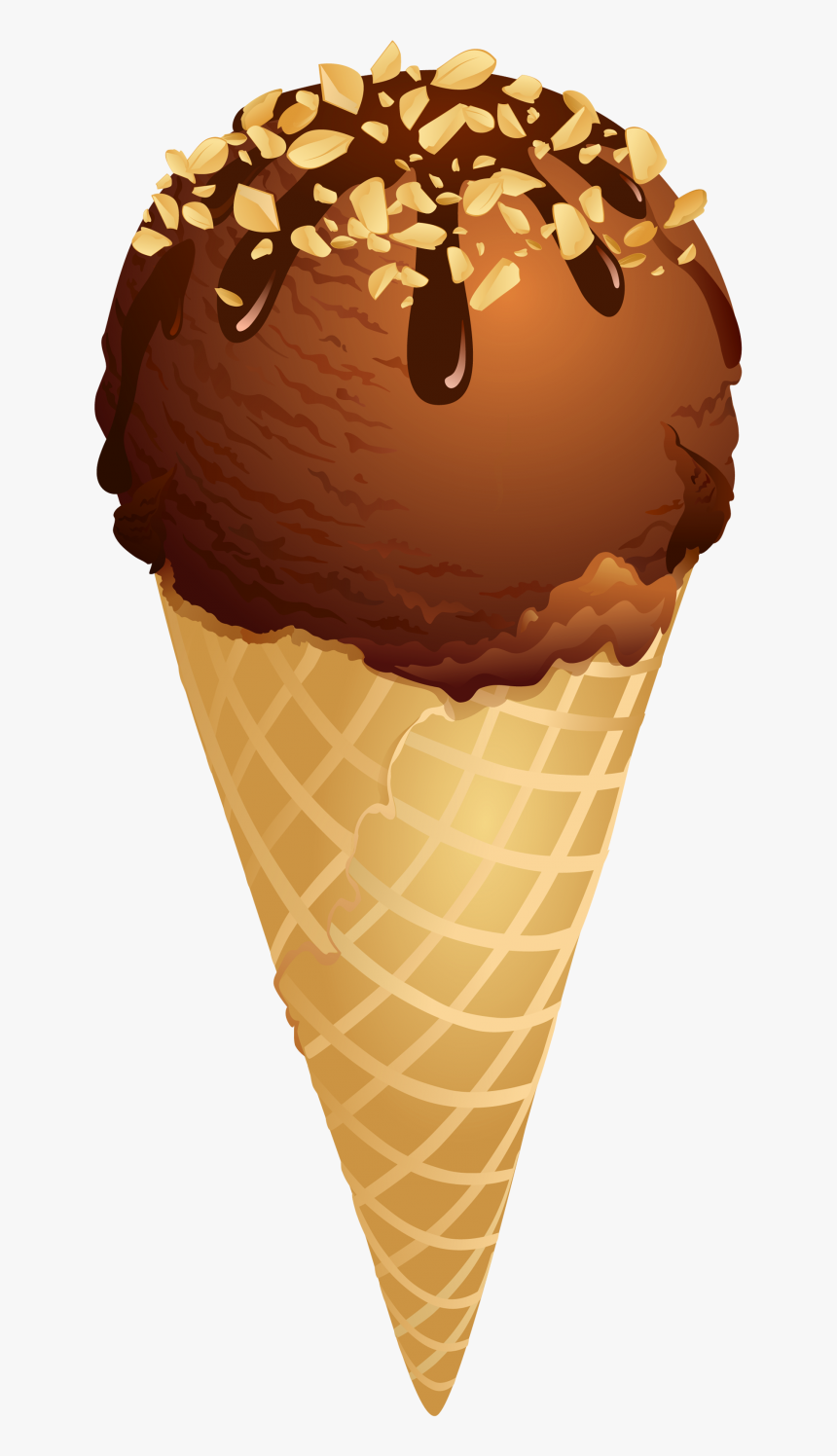 Free Ice Cream Cone Clip Art - Transparent Background Ice Cream Clipart, HD Png Download, Free Download