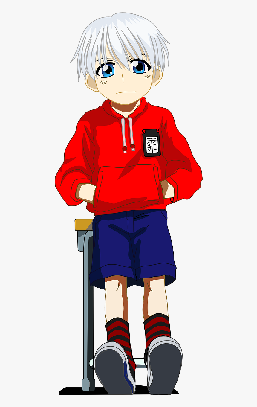 Anime School Boy Png, Transparent Png, Free Download