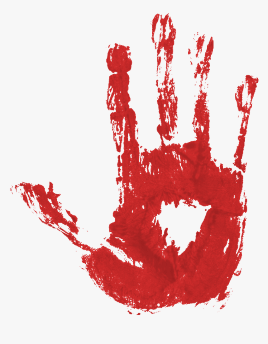 Blood Hand Print Pgntreecom Bloody Halloween - Background Blood Png, Transparent Png, Free Download