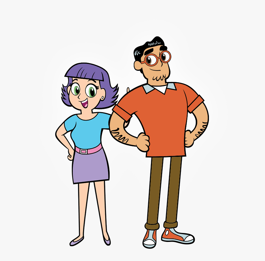 Mom And Dad Png - Mom And Dad Animated, Transparent Png, Free Download