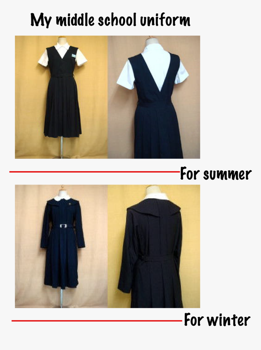 Japanese Catholic School Uniform For Summer And Winter - Winter Japanese School Uniform, HD Png Download, Free Download