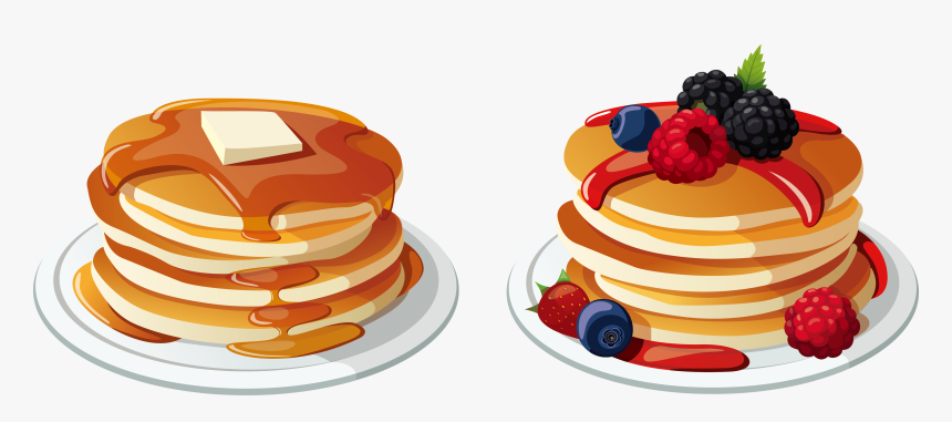 Clipart Food Bacon - Pancake Clipart Png, Transparent Png, Free Download
