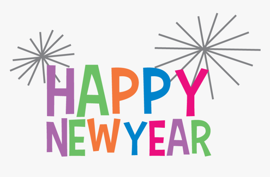 Happy New Year Clipart Colourful - Happy New Year Clip Art, HD Png Download, Free Download