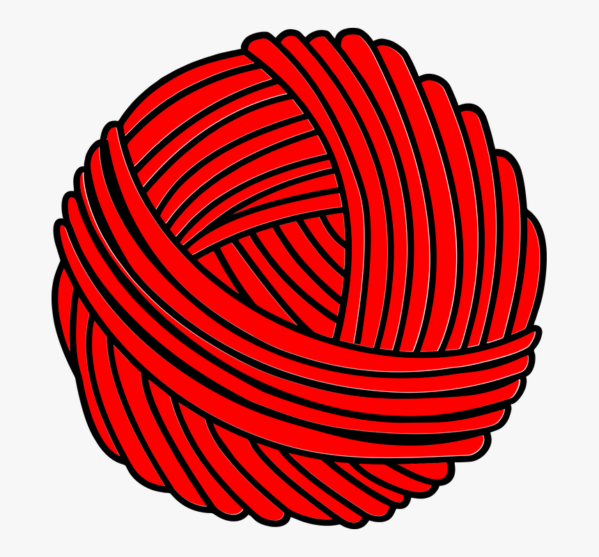 Ball, Yarn, Knit, Knitter, Craft, Knitting, String - Wool Clipart, HD Png Download, Free Download